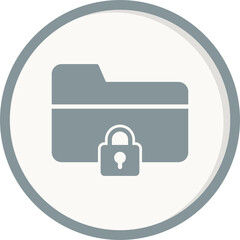 Folder Security Icon