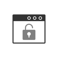 Browser Unlock Icon
