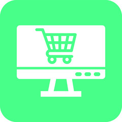 Online shopping Vector Icon Design Illustration