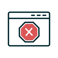 Obraz premium Ad Blocker Icon