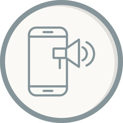 Mobile Marketing Icon