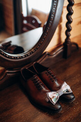 men's dress shoes close-up