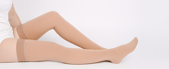 Compression Hosiery. Medical Compression stockings and tights for varicose veins and venouse...