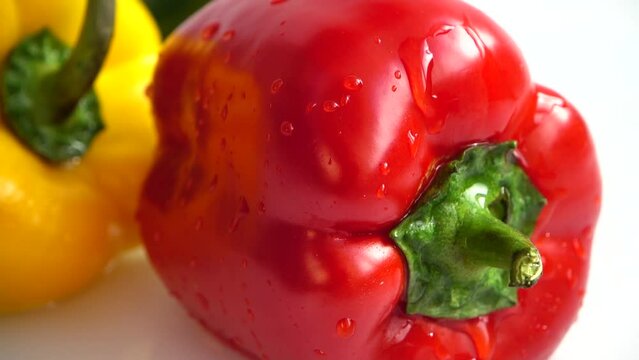 Juicy fresh pepper.