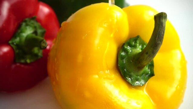 Juicy fresh pepper.