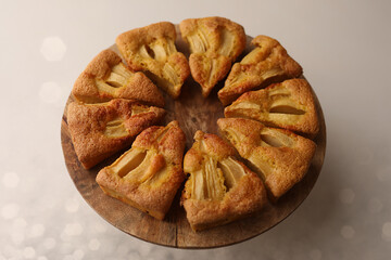 Parts de Gâteau aux Pommes façon d'Antan