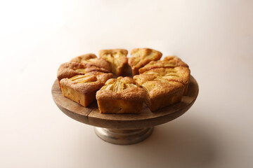 Parts de Gâteau aux Pommes façon d'Antan