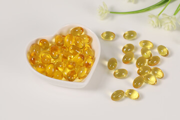 fish oil, vitamins for health, cod liver oil omega 3 and dha, body care, pill yellow clear