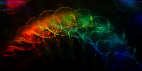 Fraktal Hintergrund digital generiert hochauflösend