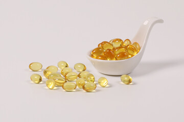 fish oil, vitamins for health, cod liver oil omega 3 and dha, body care, pill yellow clear