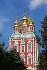Fototapeta na wymiar Novodevichy Monastery in summer. Moscow. Russia.