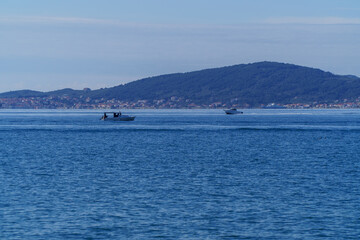 Obraz premium ships nearby next to each other
