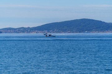 a boat at sea on a trip
