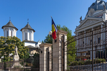 Fototapeta na wymiar Colta Church in city of Bucharest, Romania