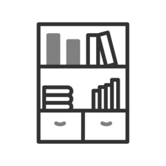 Bookshelf Icon