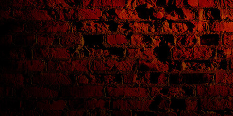 texture dark brick red bloody wall background.