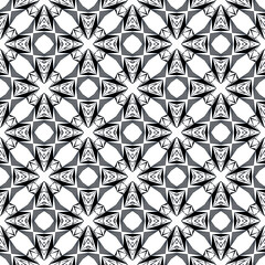 Fototapeta premium Geometric seamless pattern, ornament, vector decorative texture.