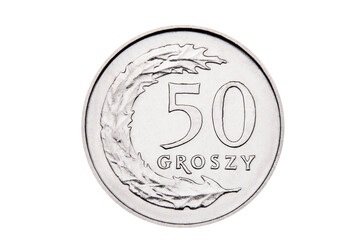 Moneta 50 groszy Polskich