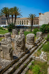 Fototapeta premium isla milenaria de Sicilia patrimonio de la humanidad en Italia Europa 