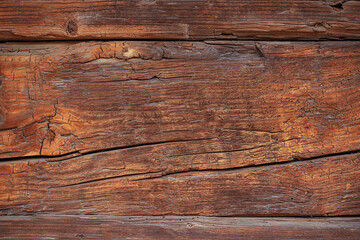 Fototapeta premium Old grunge dark textured wooden background,The surface of the old brown wood texture,top view brown wood paneling
