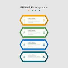 Steps Timeline Infographics Template Design
