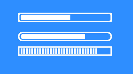 loading bar, vector illustration for graphic design. new year concept idea.