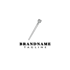 sceptre logo icon design template illustration