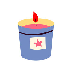 Scented candle illustration