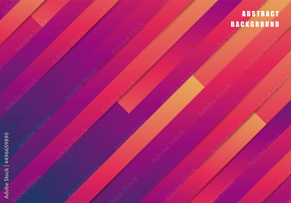 Poster abstract 3d design of gradient decorative pattern artwork.