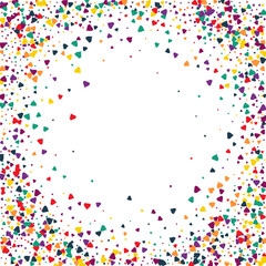 Orange Foliage Vector White Background. Colorful Leaf Isolated Illustration. Forest Confetti Texture. Yellow Foliage Backdrop.