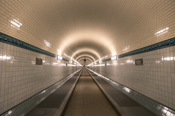 Hamburg old Elbtunnel