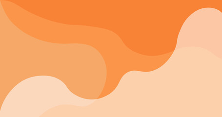 illustration of an oranges waves background