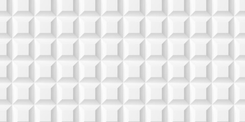 Cut off pyramid white cube boxes block background wallpaper banner full frame filling