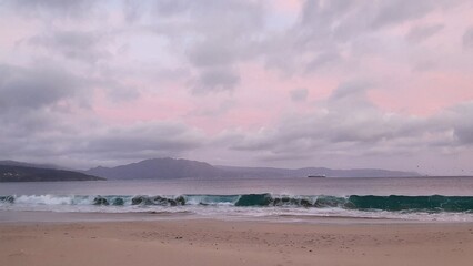 Playa de la costa Occidental de Galicia