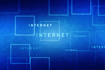 2d  illustration internet abstract background
