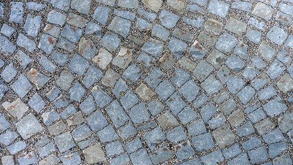Gehsteig Pflastersteine Steine Kopfsteinpflaster Kopfstein Pflaster Straße Textur Struktur Background Hintergrund Wallpaper Stone