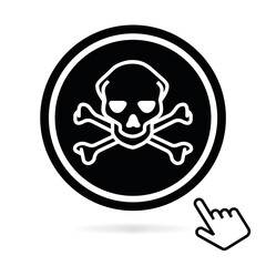 Logo danger de mort.