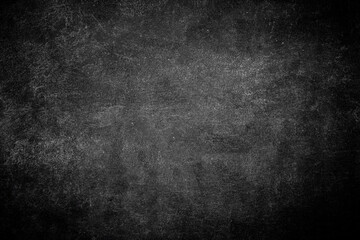 Real smudge black chalkboard texture in classroom school college concept kid dust map blackboard...