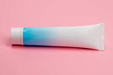 plastic tube with medical cream without text