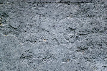 The area of the old wall stained to dark gray