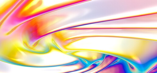 Abstract fluid gradient shape flowing