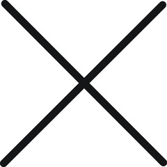 Close Icon, Close Menu Icon in Vector.