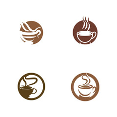 Coffee cup Logo Template vector icon design