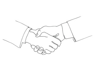 Vector picture. The hand-stinging is drawn by the liner. A simple icon on a white background.