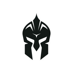 Spartan Helmet logo template