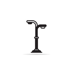 street lamp icon vector illustration