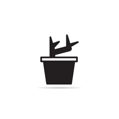 house plant icon vector illustration
