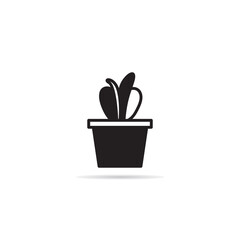 house plant  icon vector illustration