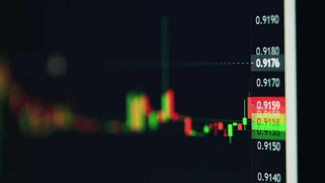 Animated chart of the crypto currency rate. On the PS screen, you can monitor the dynamics of trading in real time.