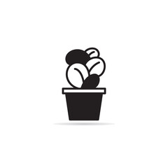 house plant icon vector illustration